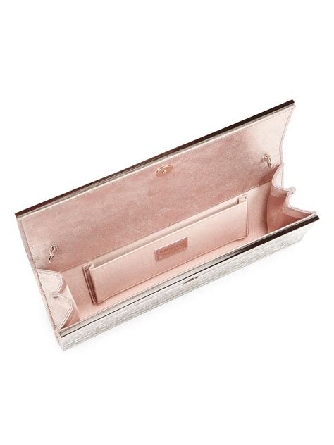 pochette à paillettes jimmy choo soldes